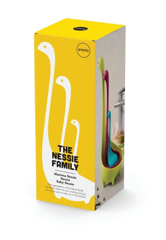 Nessie Family Sieb, Schöpflöffel, Tee-Ei