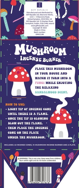 Pilz Räucherhäuschen | Mushroom Incense House 🍄