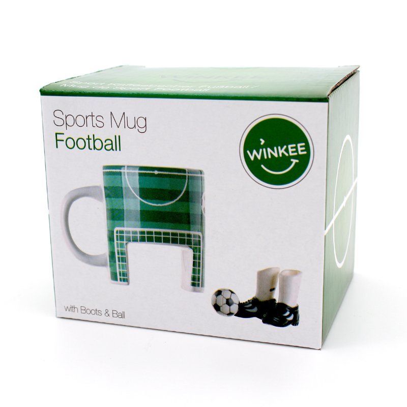 Winkee - Fußball Tasse - Der Sportliche Kaffee Pott für Fußball Fans