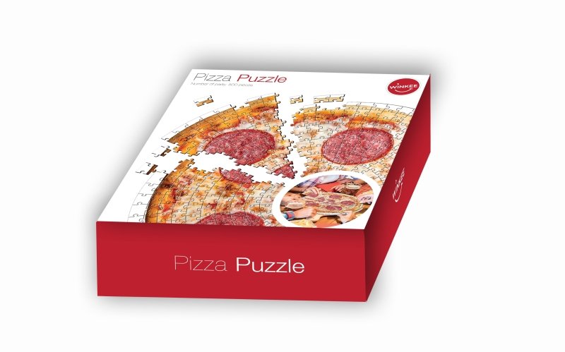 Puzzle - Dicke Katze | Pizza | Döner