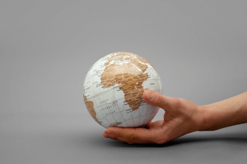 Rotierender Globus