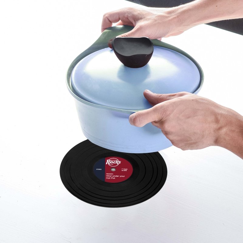 Schallplatten Topfuntersetzer