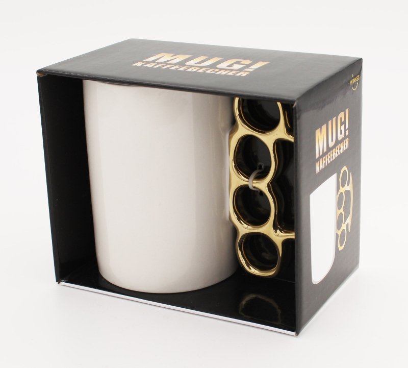 Schlagring Kaffeebecher | Knuckleduster Mug