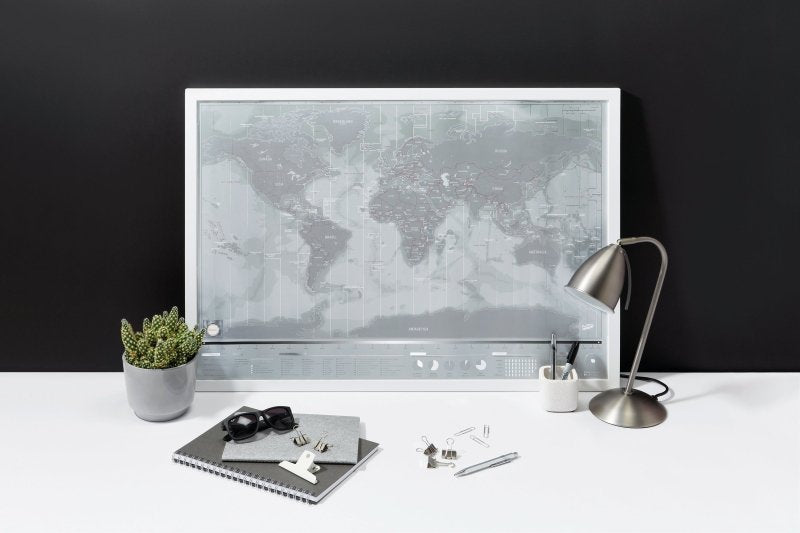 Scratch Map Rubbelkarte Classic PLATIN EDITION