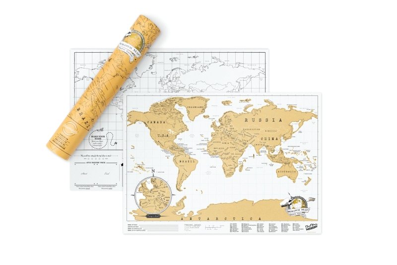 Scratch Map Rubbelkarte Classic Travel EDITION