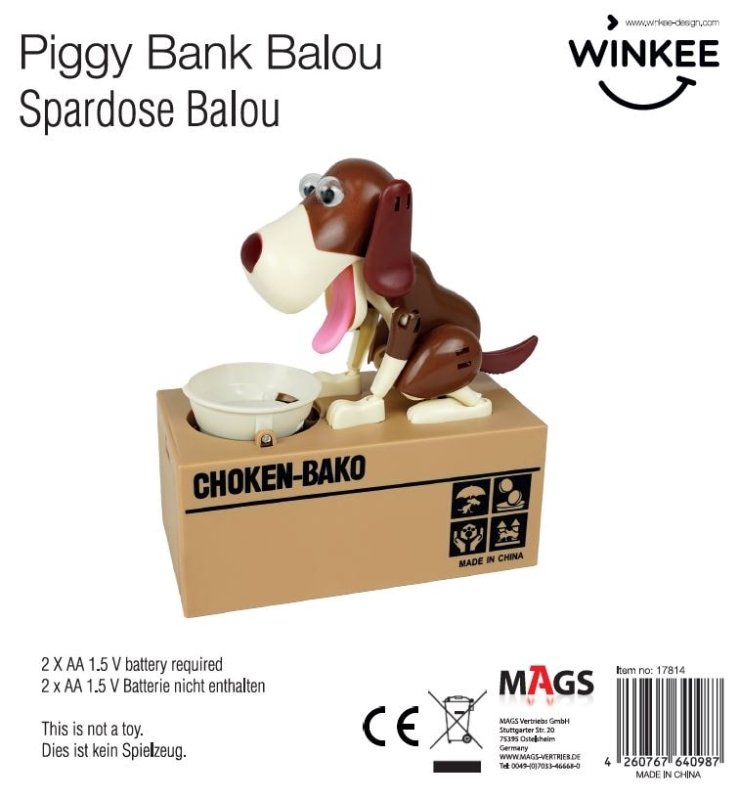 Spardose Hund | Dog piggy bank 🐶