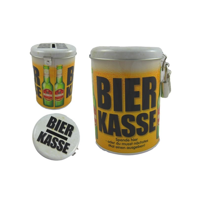 Spenden Spardose Bier