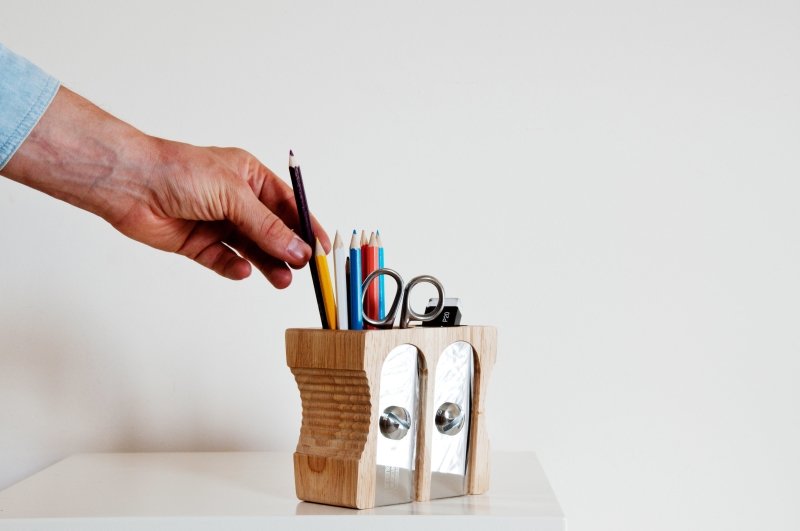 Spitzer Stiftehalter | Sharpener Desk Tidy ✏️ Twin