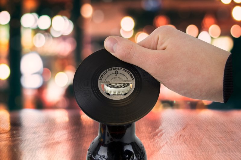 Vinyl Flaschenöffner | Vinyl Bottle Opener