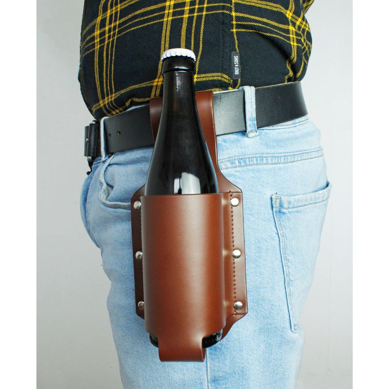 Winkee - Bier Holster aus Leder