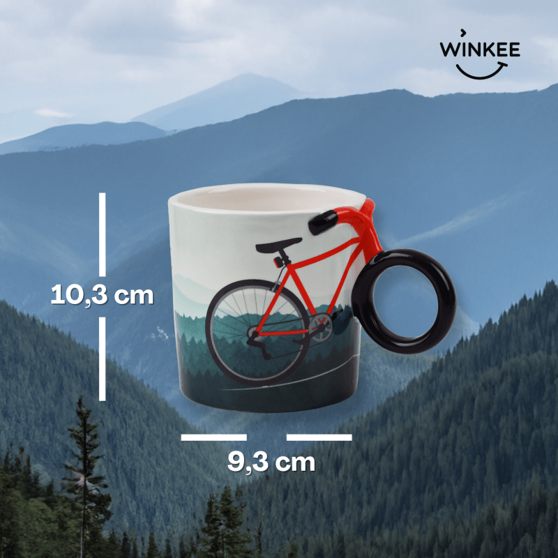 Winkee - Fahrrad Kaffeetasse | Die stylische Keramiktasse
