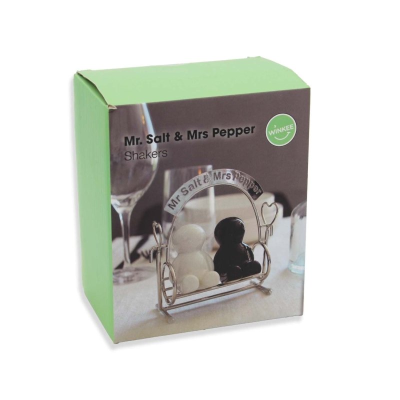 Winkee - Mr. Salt & Mrs. Pepper | Gewürzstreuer Brautpaar auf Hollywoodschaukel