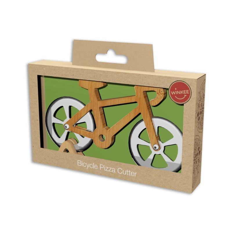 Winkee - Pizzaschneider als Fahrrad aus Holz