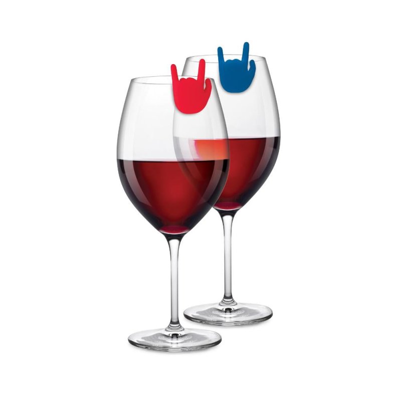 Winkee Rocks - Rock Hand Glasmarker 8er Set