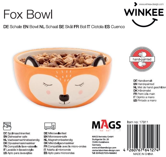 Winkee - Tierische Müslischale