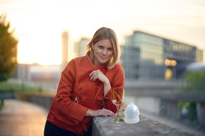 Winkee - Weinglas To Go | Einzelnes Weinglas mit Transportbox