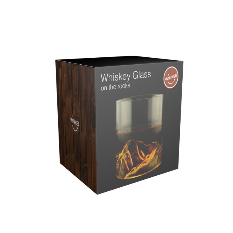 Winkee - Whiskey on the Rocks Glas | Elegantes Whiskyglas für Kenner