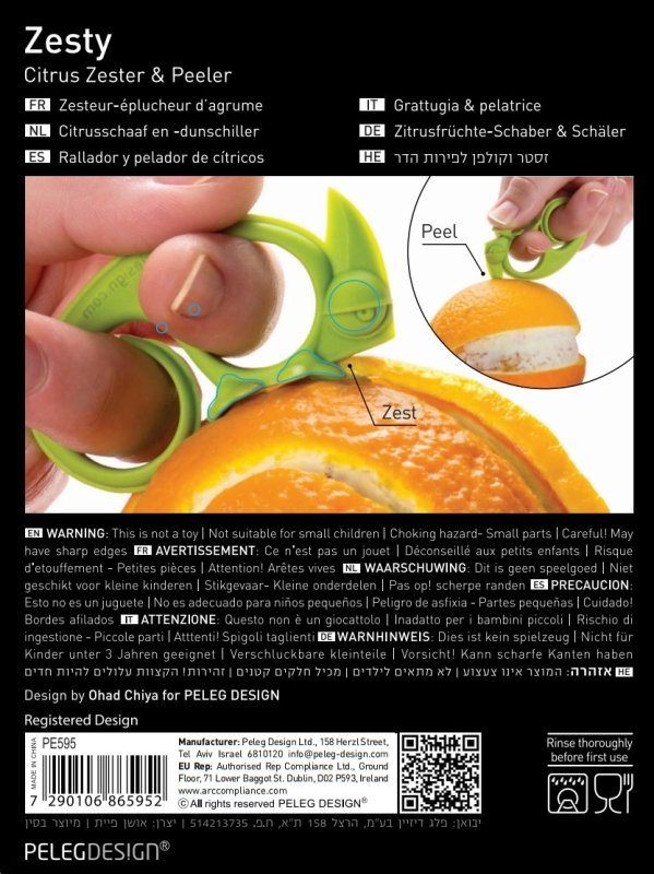 Zesty Zestenreibe in Chamäleon Optik